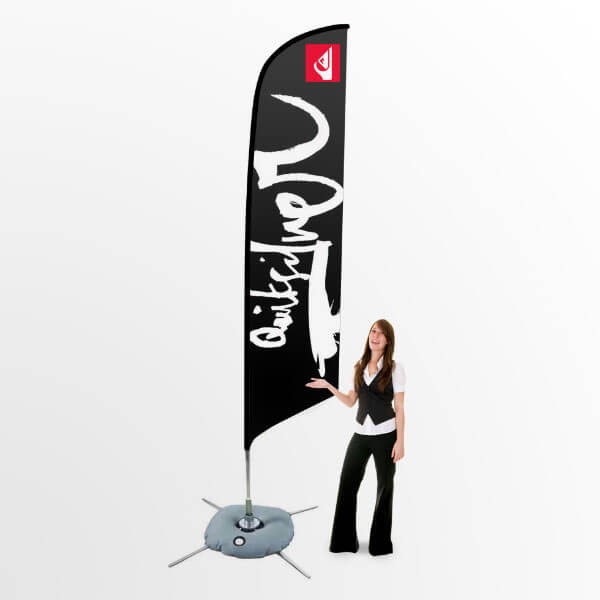 Supplier of Outdoor Flag Banners for Company Brand Advertising at Promotional Events Custom Teardrop Flag for Event
