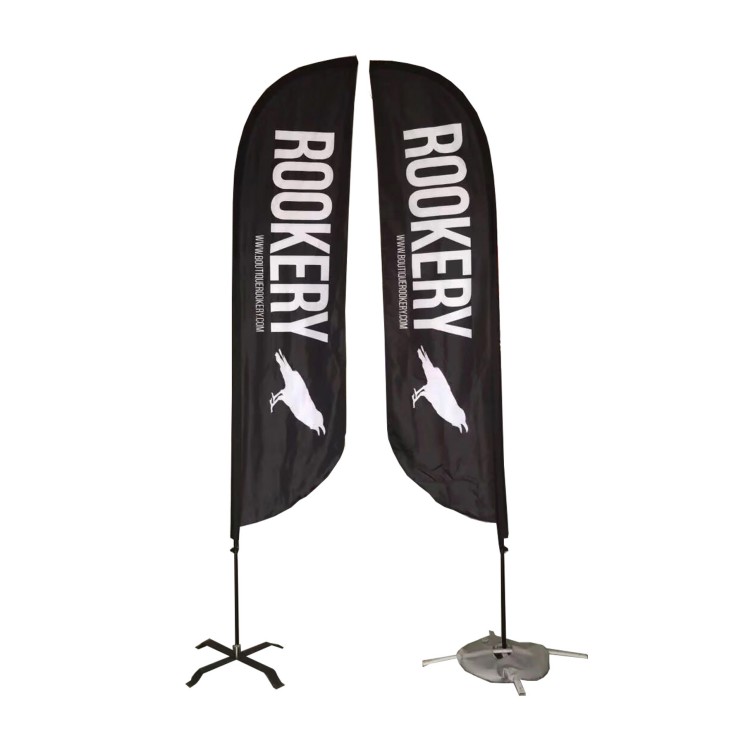Outdoor Advertisement Custom Design Dye-Sublimation Printing Feather Flags Banners